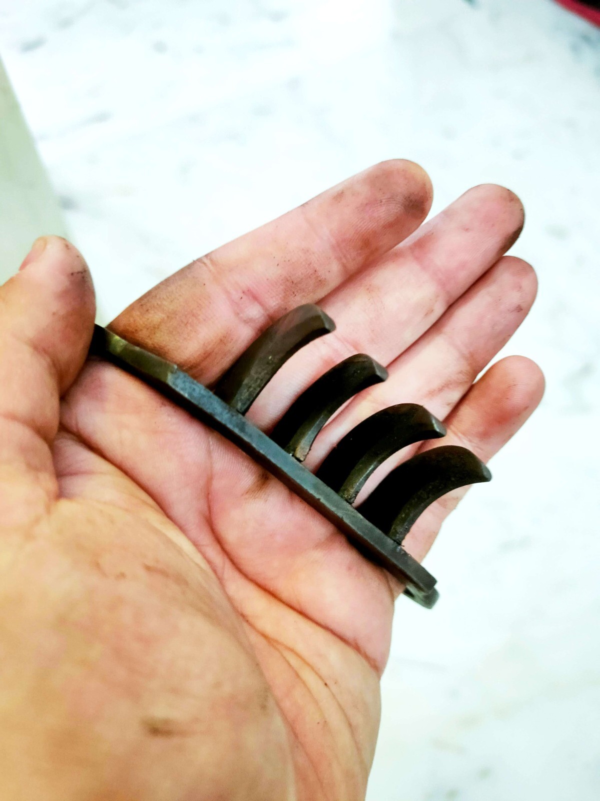 Claw Dagger Bagh Nakh Vagh Nakh Maratha India Hand Forged Steel Handmade i954S