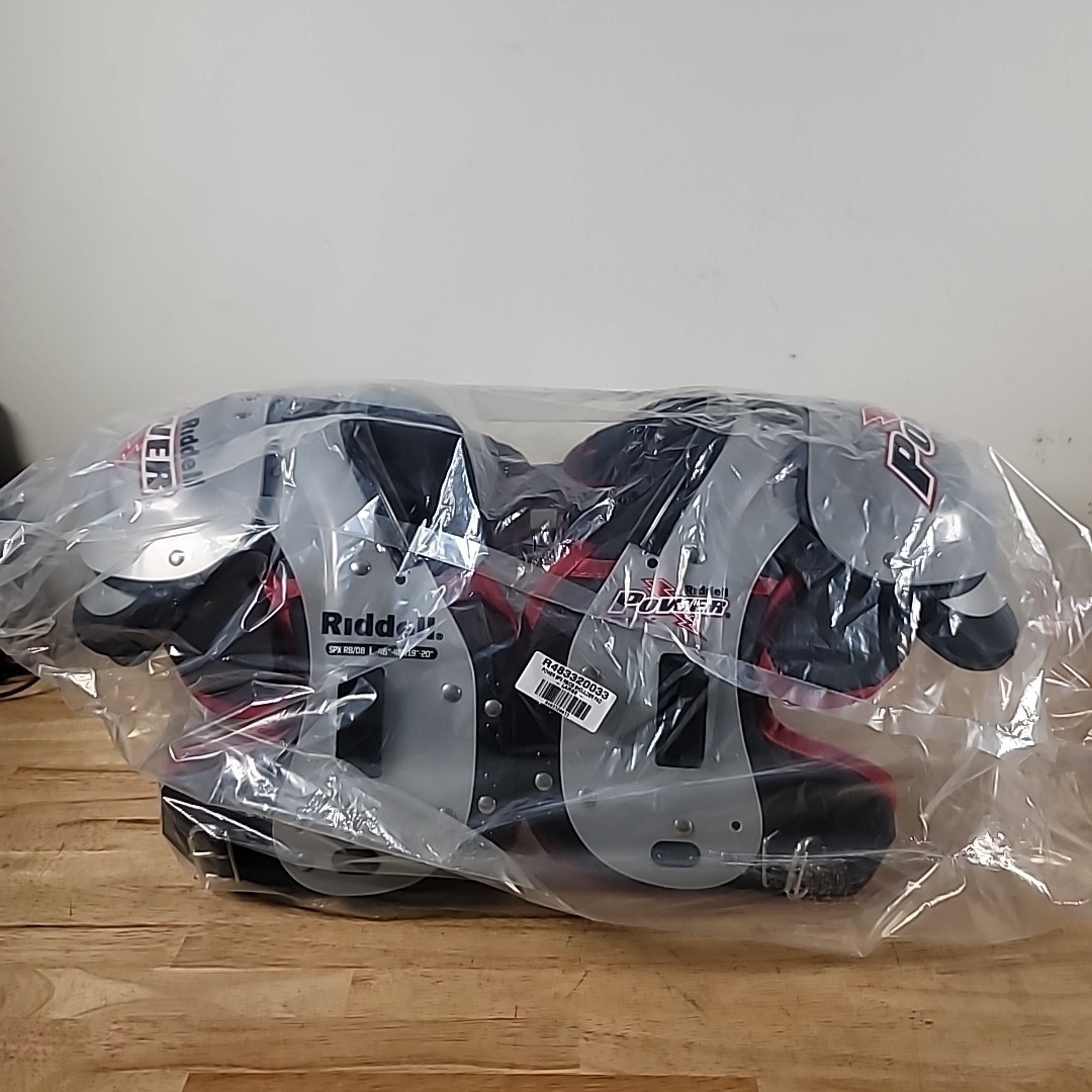 NEW !! Riddell Power SPX RB/DB Men’s L Football Shoulder Pads 46"-48”/ 19"-20"