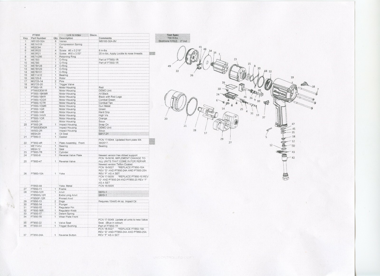 SNAP ON PT850 TUNE UP KIT UPDATED THROTTLE VALVE KIT+SNAP ON ORANGE HOUSING UNIT