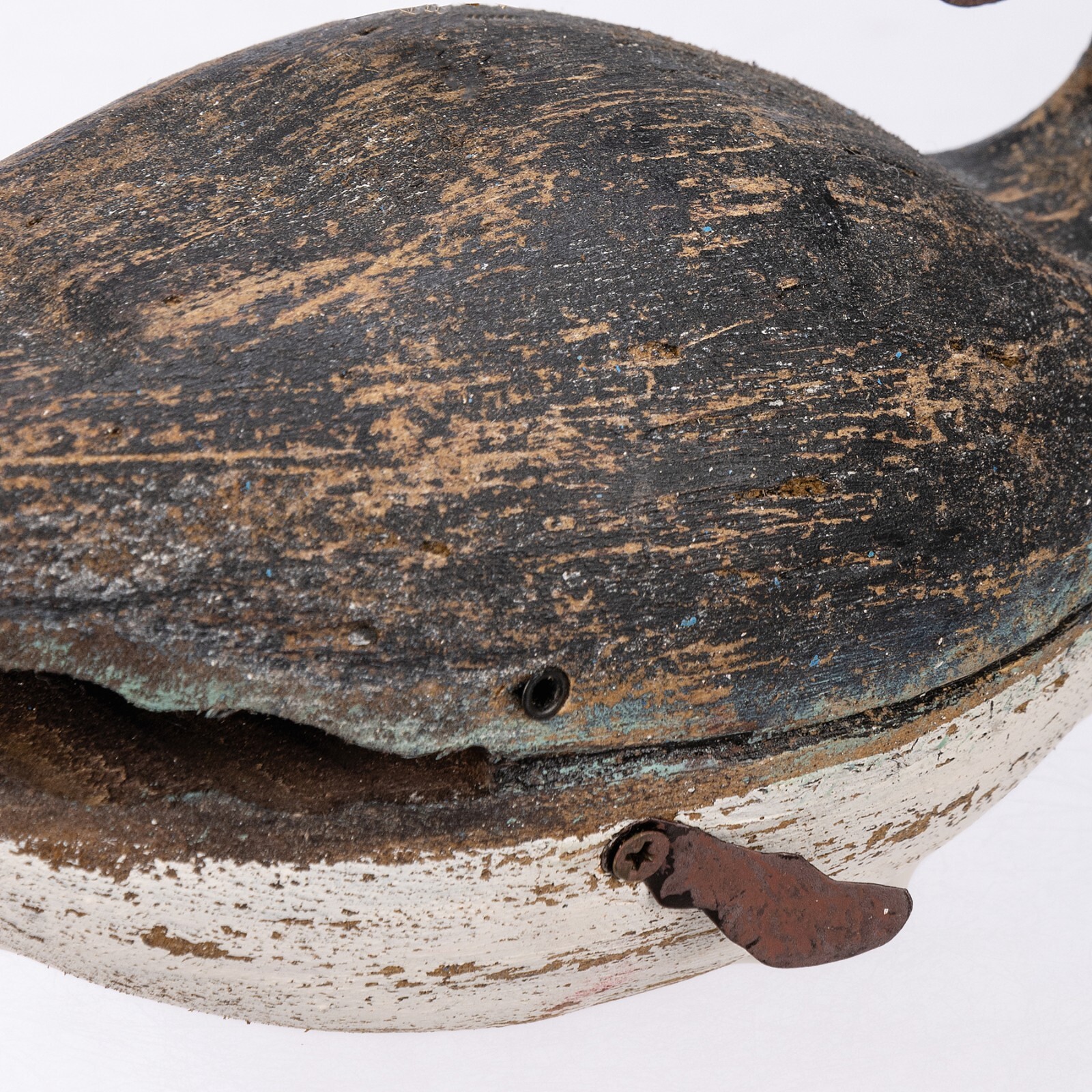 Primitives by Kathy Rustic Whale Sitter Beach House Decor Wood Coastal Rustic