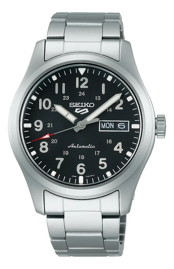 Seiko Men's 5 Sports Automatic Black Dial Watch - SRPG27K1 NEW