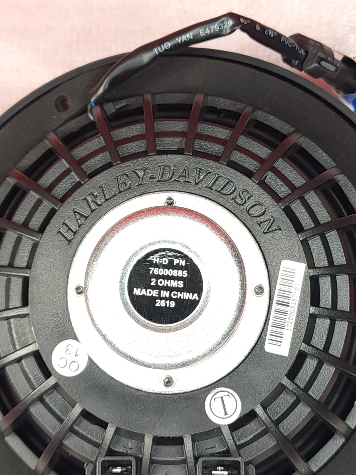 2 x OEM Harley-Davidson 6.5" Boom Audio Stage 2 Speakers, Left & Right