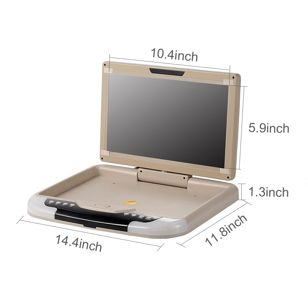 13'' Car Overhead Flip Down Ceiling Monitor 12V/24V PAL/NTSC LCD TFT Beige