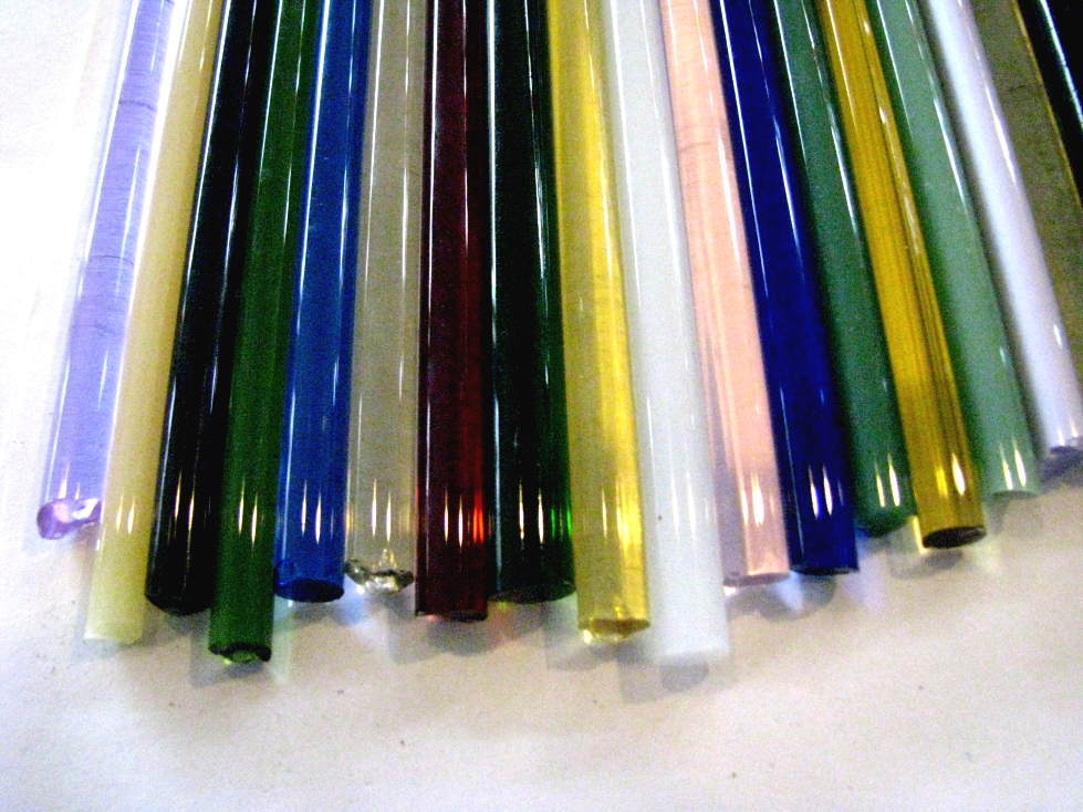 Devardi Glass COE 33 Boro 3 lbs Assorted Borosilicate Rods Lampworking, Blowing