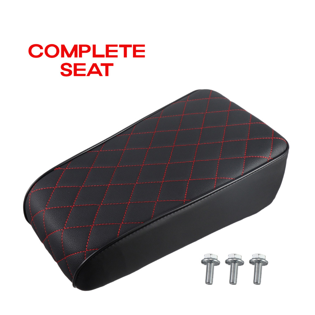 Red Diamond Stitch Retro Mini bike Seat for Coleman CT100U 98cc ct100