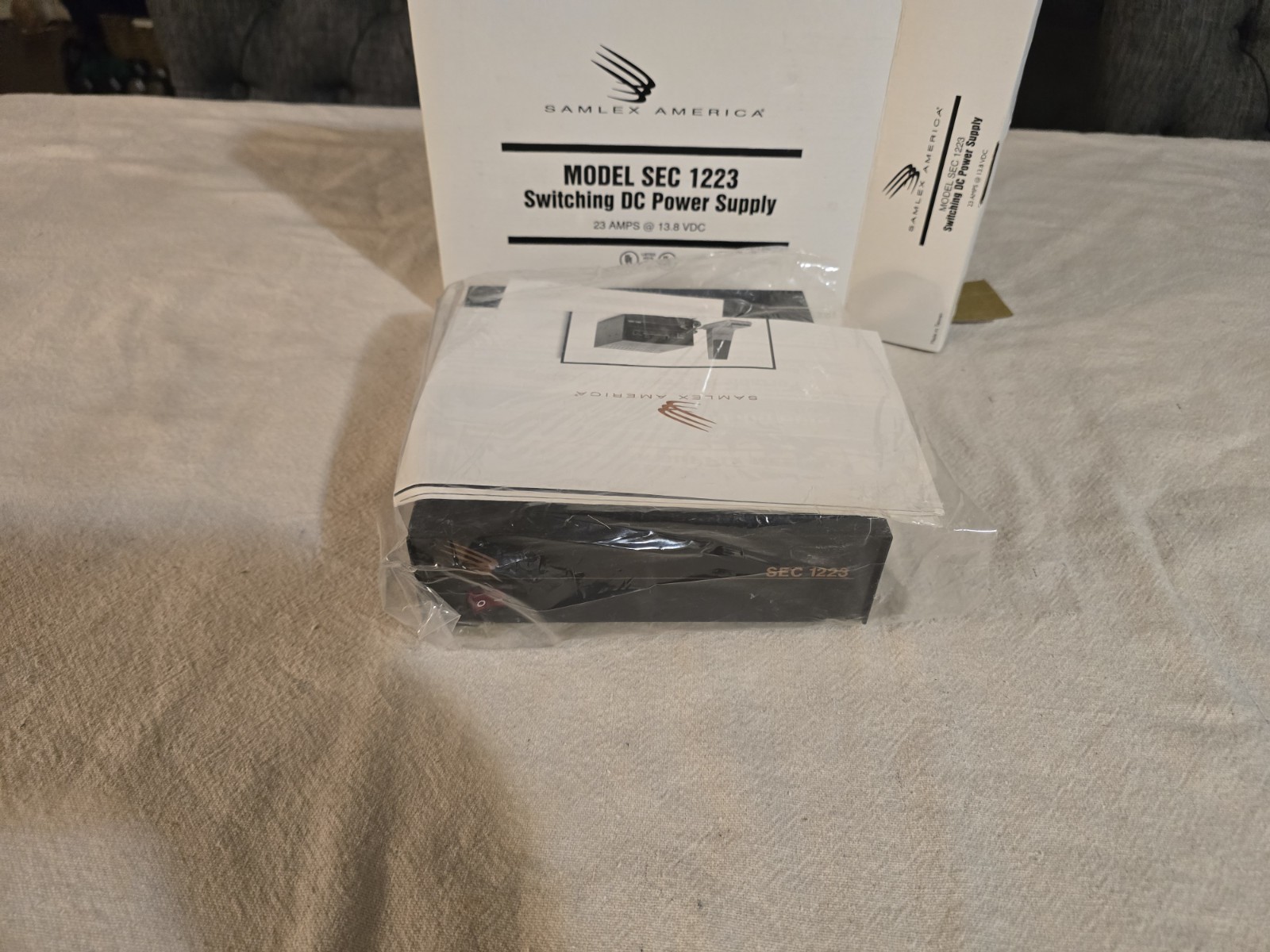 New In Box Samlex America Power Supply Sec 1223 (No Power Cord) See All pics