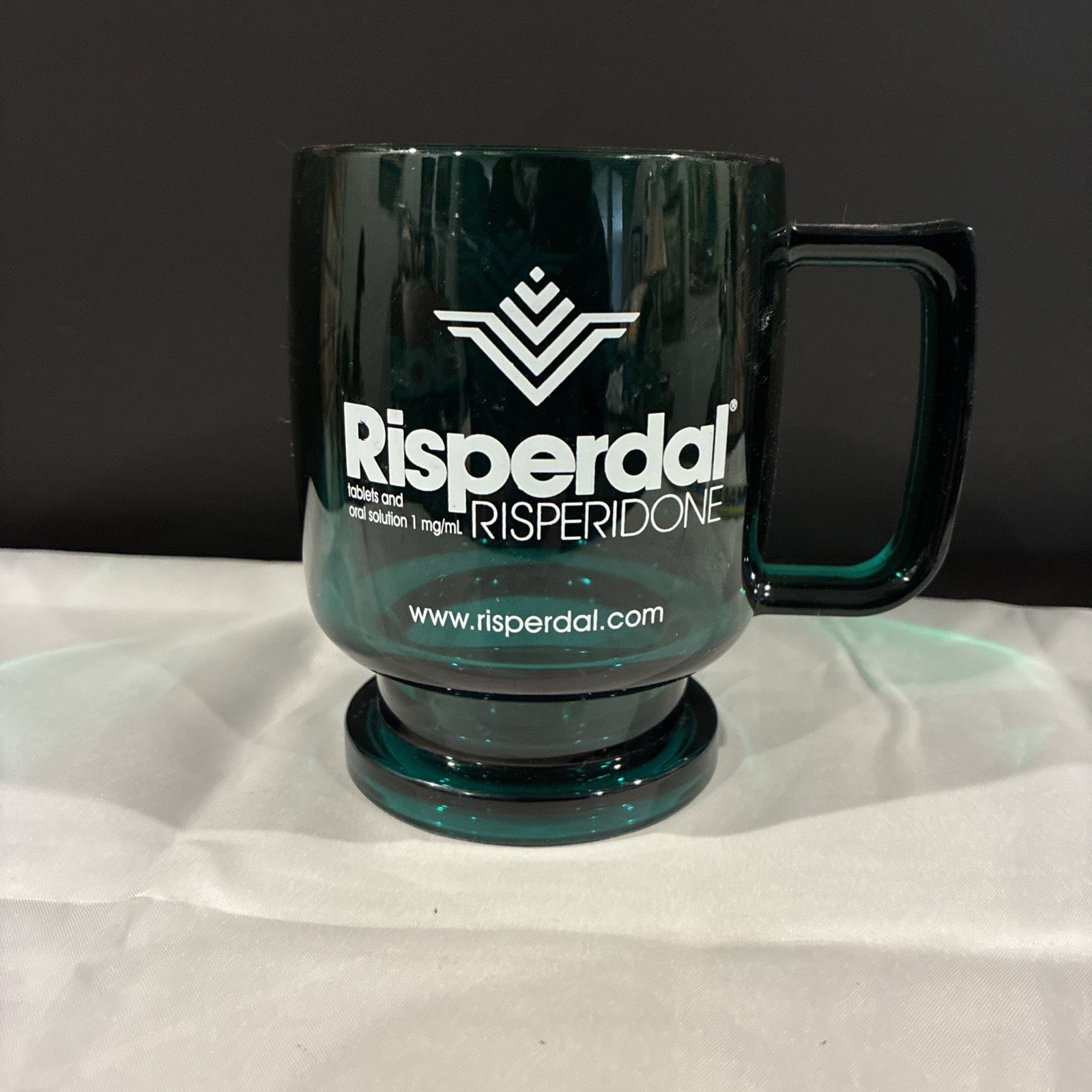 Risperdal Drug Rep Hard Plastic Coffee Mug Cup