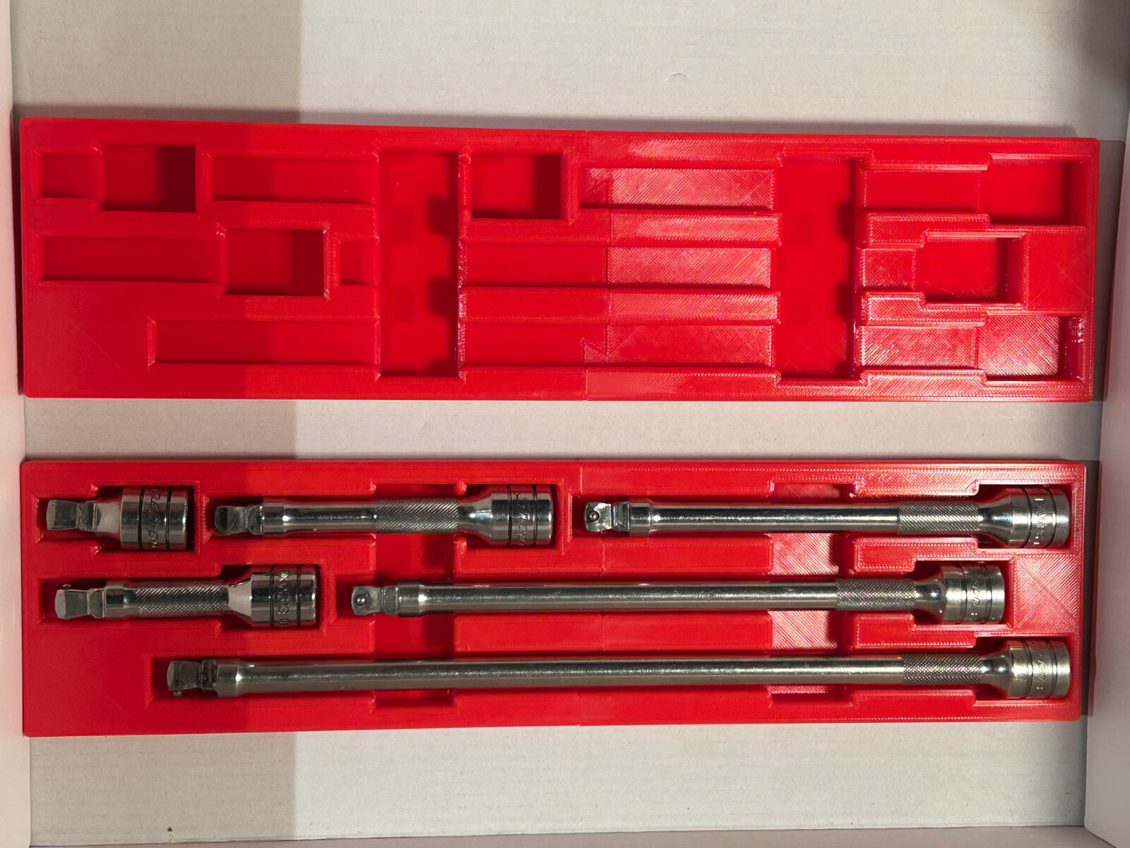 Custom Tray for 3/8 Snap On Extension set  206AFXWP 206AFX RED