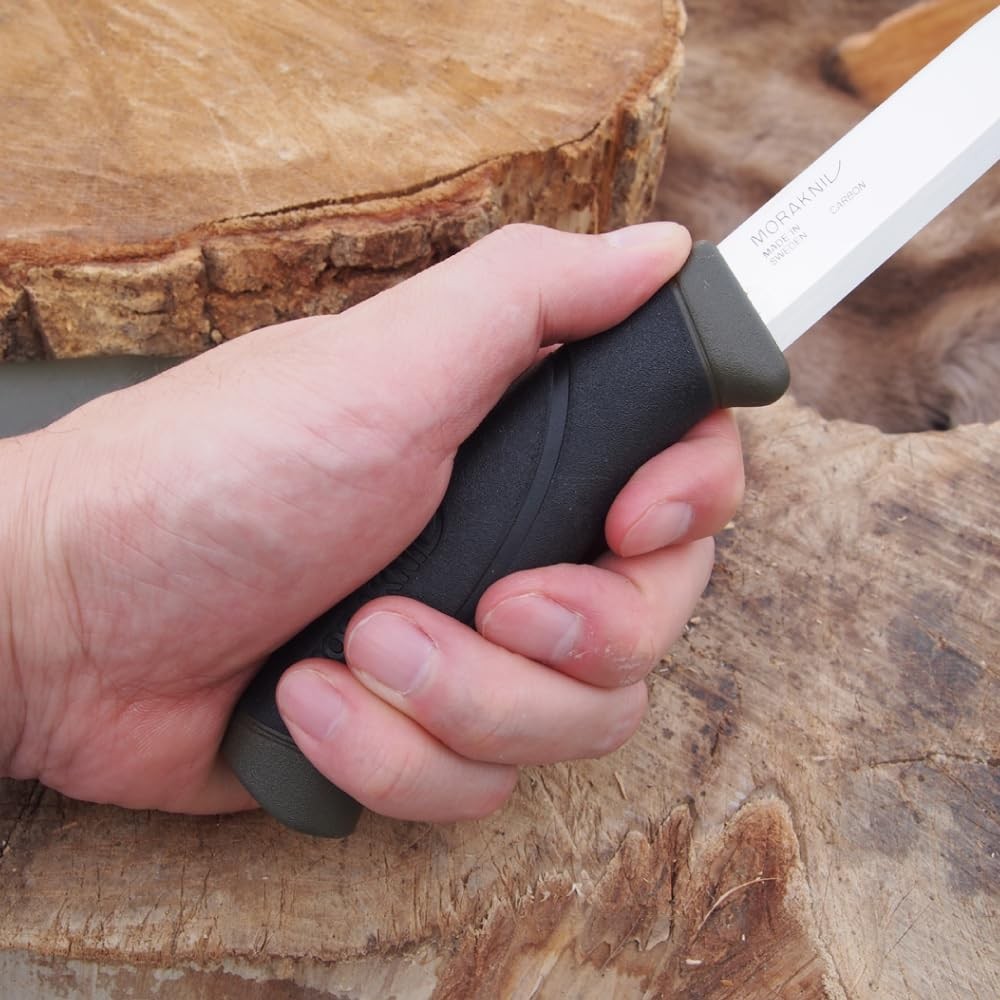 Morakniv Companion Carbon Steel Fixed-Blade Knife with Sheath 4.1 Inch 11863 NEW