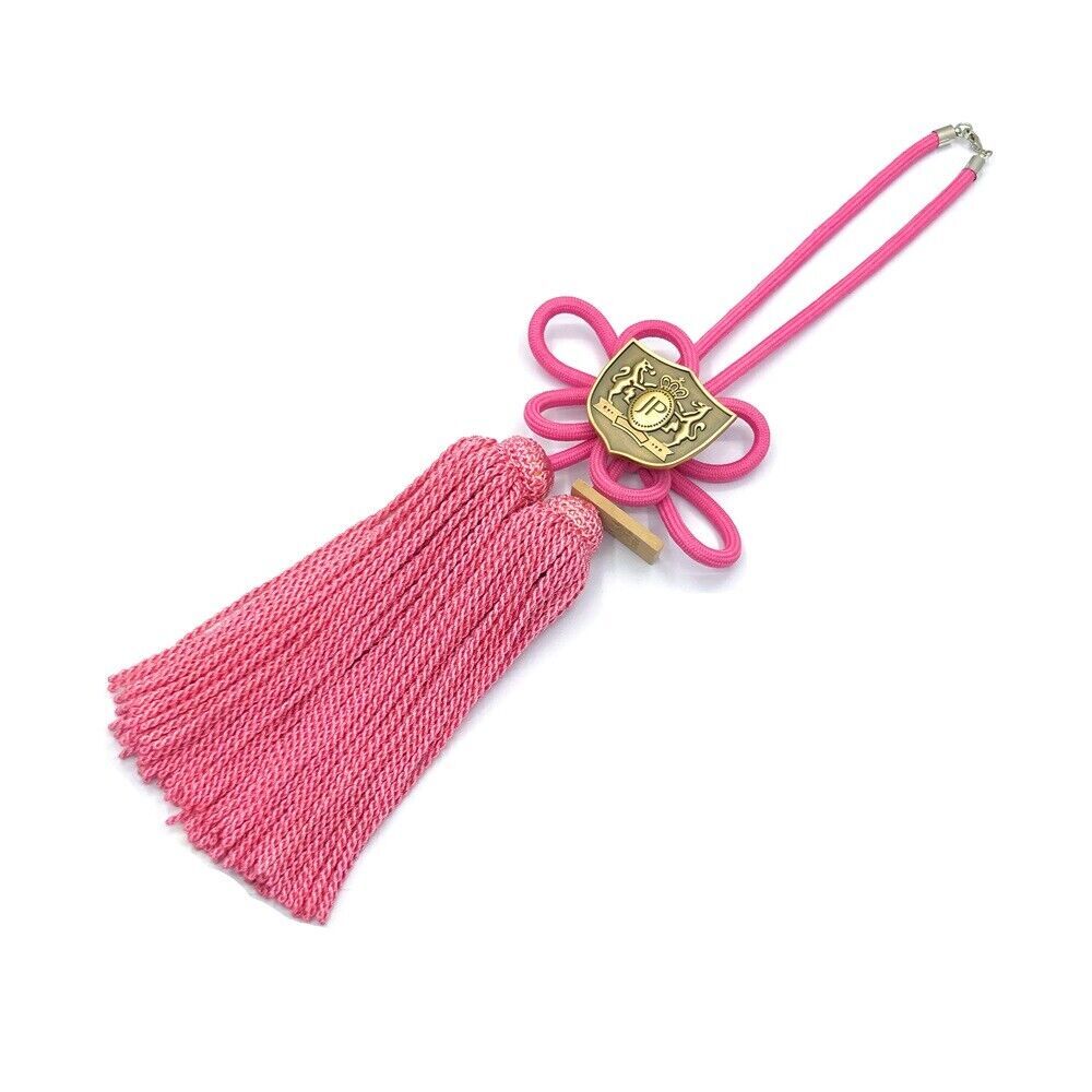 1Set JP Badge Junction Produce JDM Fusa Kiku Knot Luxury VIP Car Rearview Charms