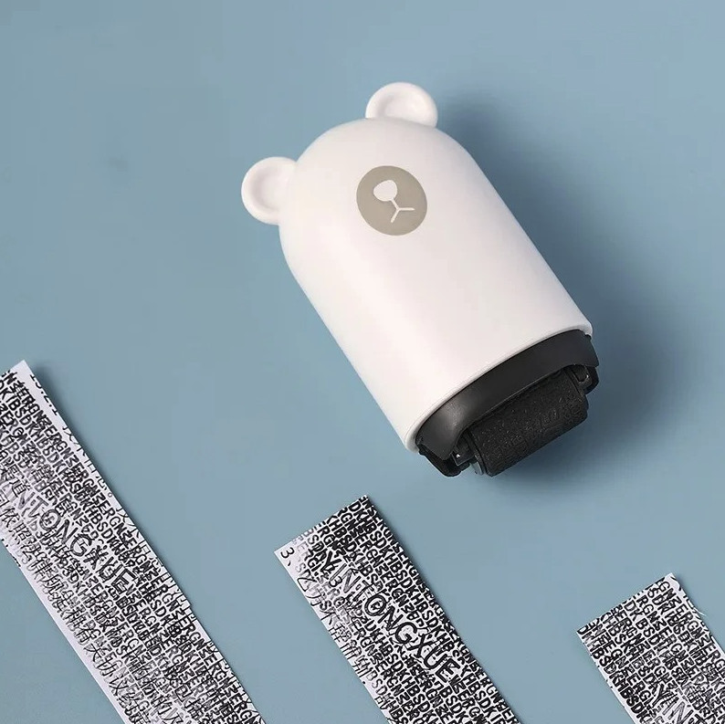 1pc Privacy Protection Roller Stamp ID Guard Seal Roller Confidential Data Cover