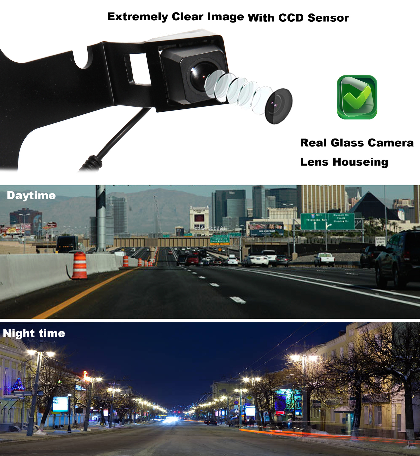 Backup Camera Rear View Reverse Spare Tire Mount Replace For Jeep Wrangler 07-18