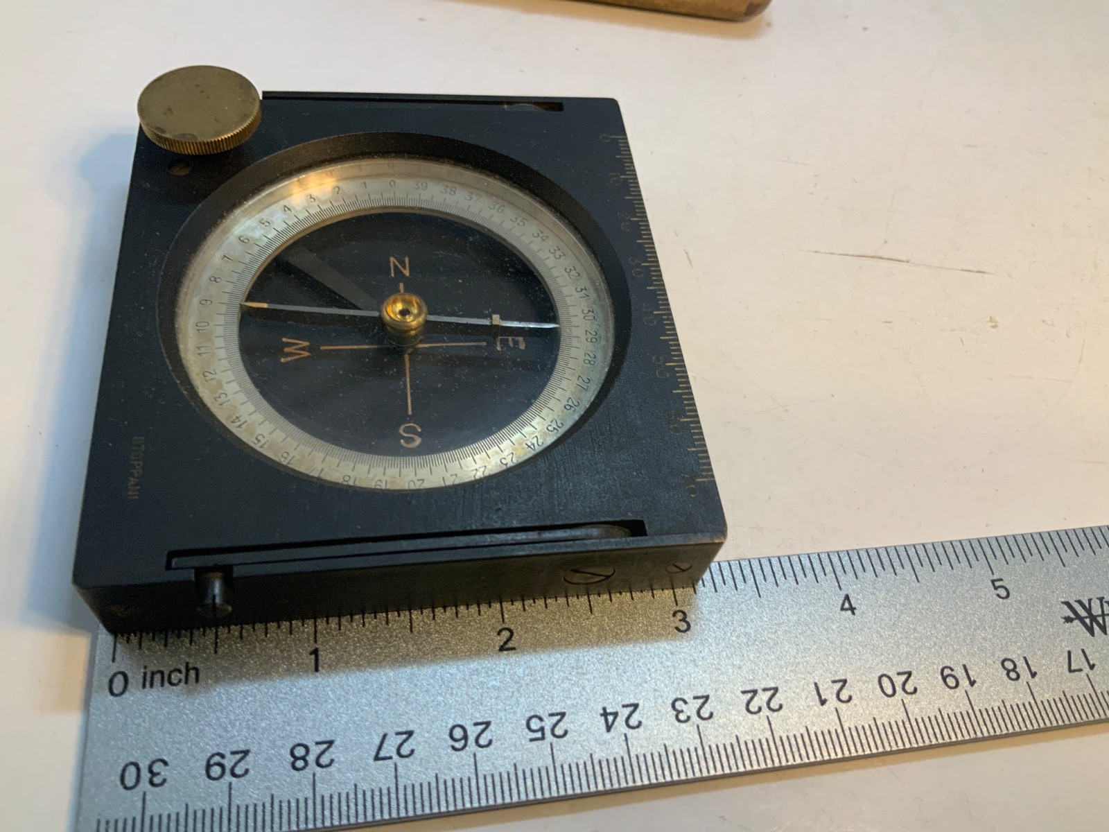 Stoppani Engineering Transit Compass c. late 19th Century Antique