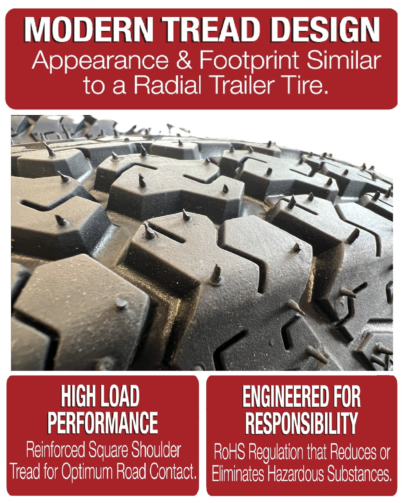 2-Pack Aluminum Trailer Tire Wheel ST175/80D13 5 Lug 4.5 Center Avalanche Black