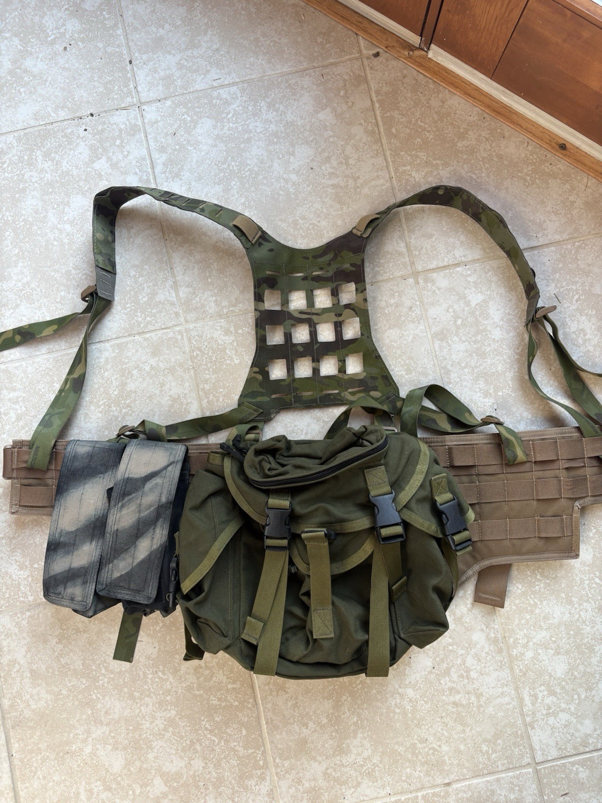 Carcajou Tactical MOLLE Belt Kit Custom Alice Configuration, Multicam/Large