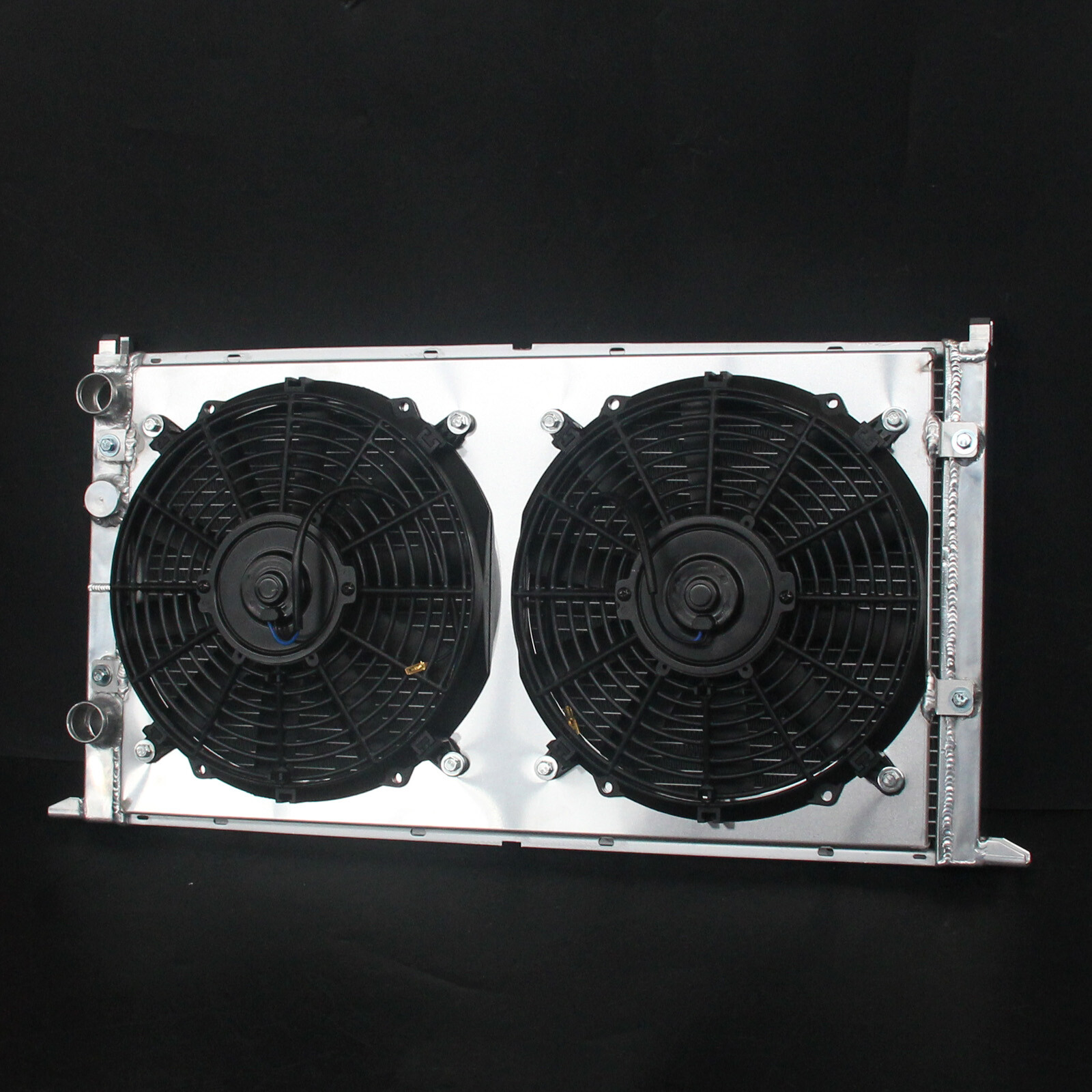 Golf GTI VR6 Jetta Radiator Fan Shroud For Volkswagen 94- V6 Aluminum 2 Row 2094