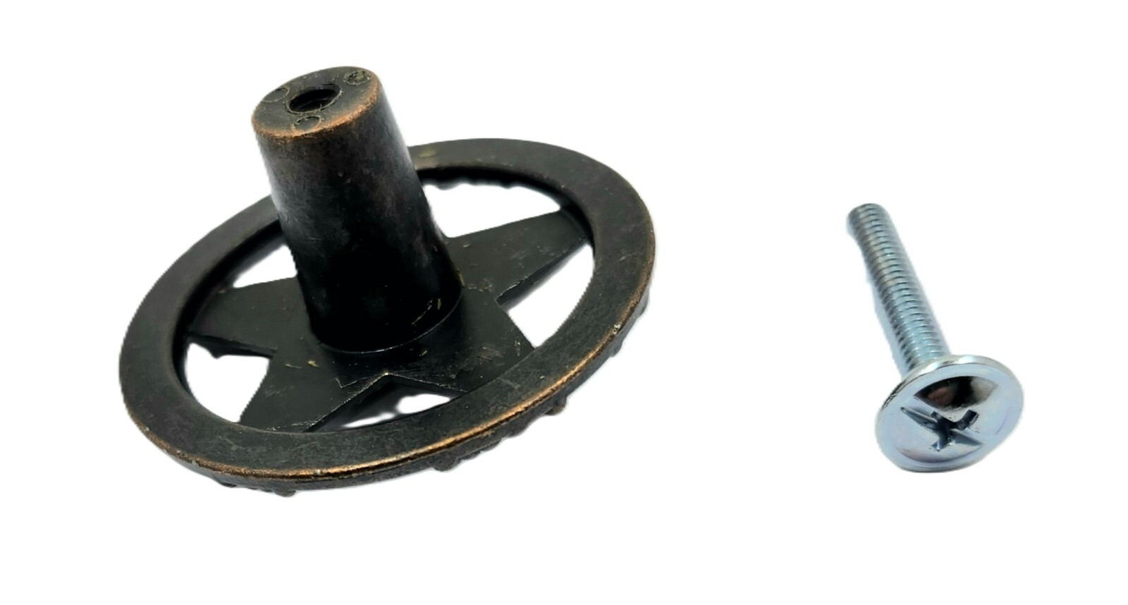 Star Barbwire Cabinet Knob Drawer Pull Western Texas Lonestar Rustic Farmhouse