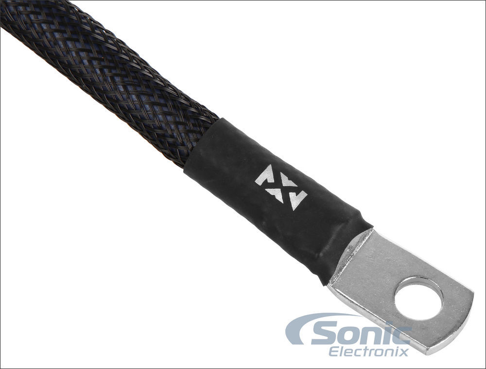 NVX XKIT44 4-Ch 4 Gauge Car Amplifier Install Pure Copper Amp Kit w/ RCA Cable