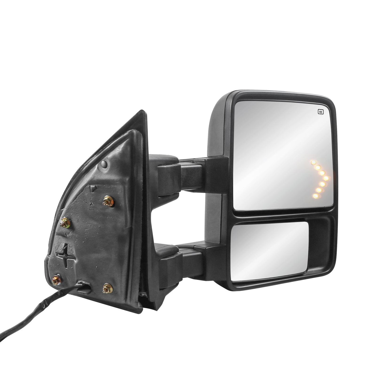 For 99-07 Ford F250 350 450 F550 Super Duty Power Heated LED Signal Tow Mirrors