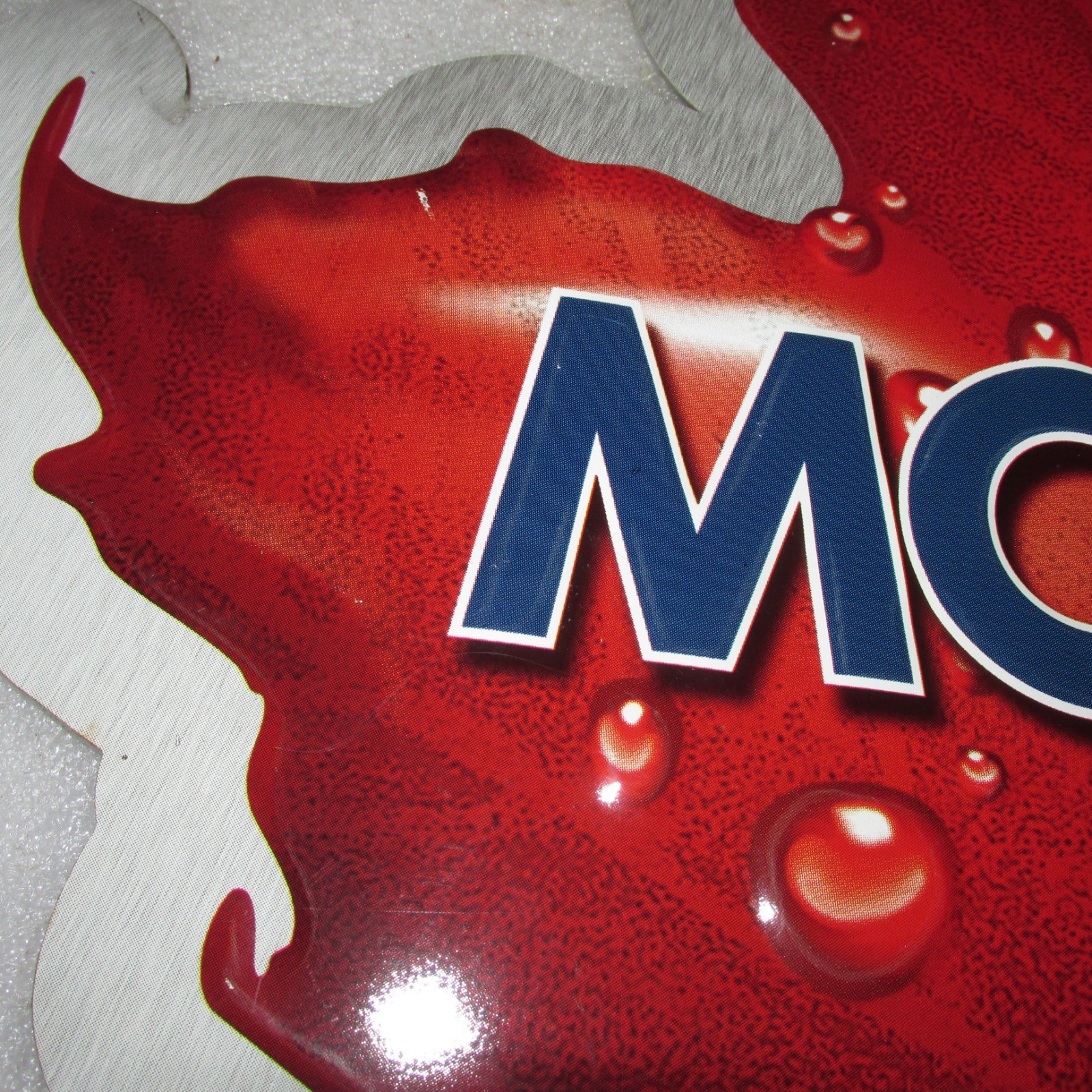 Molson Beer Sign Maple leaf Large 33x25 tin SO NICE, RARE