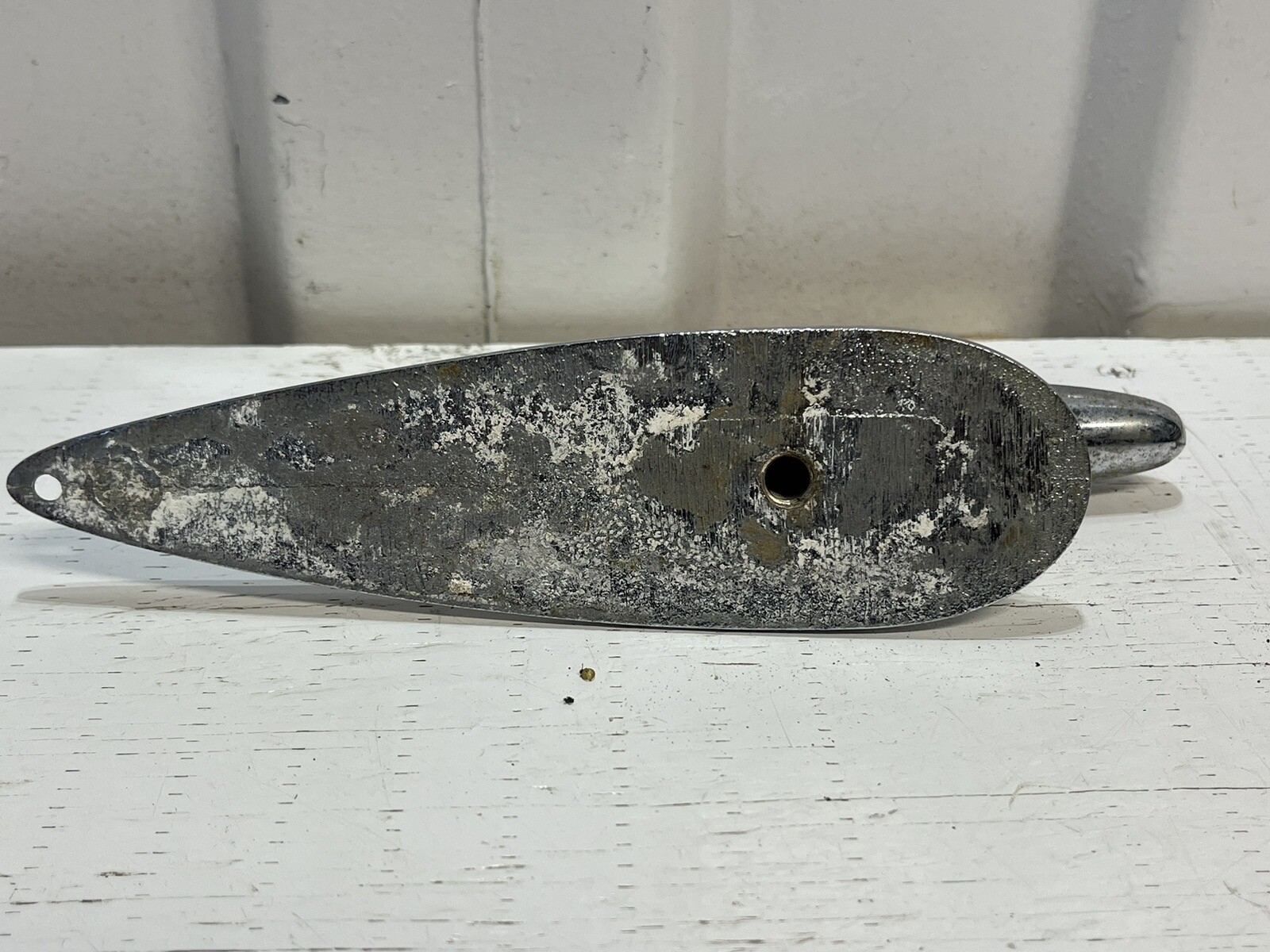 Vintage Chromed Brass Cleat, Chris Craft Cleat 8” Long