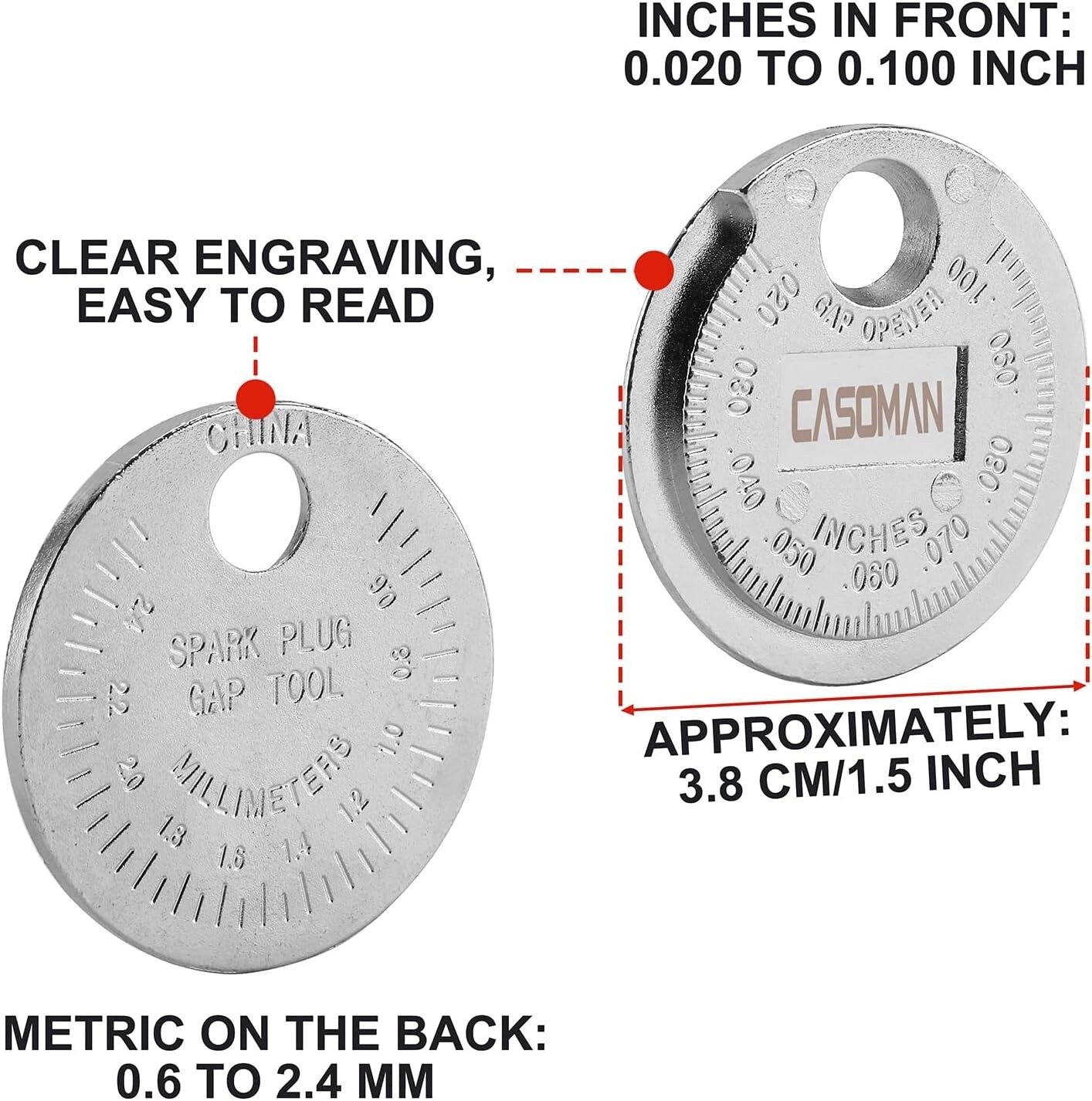 8PCS 3/8 Inch Drive Spark Plug Socket Set 6-Point Include Extension Bar CR-V