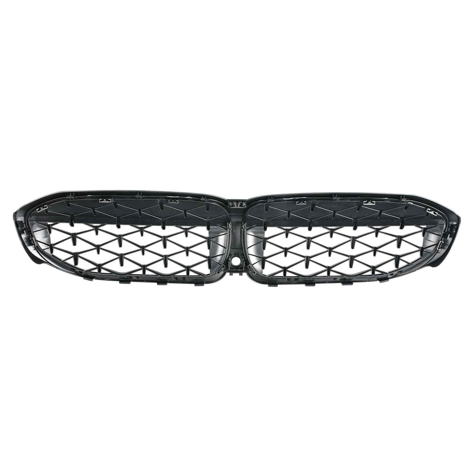 Glossy Black Front Kidney Diamond Grill Grille for 2019-2022 BMW G20 330i M340i