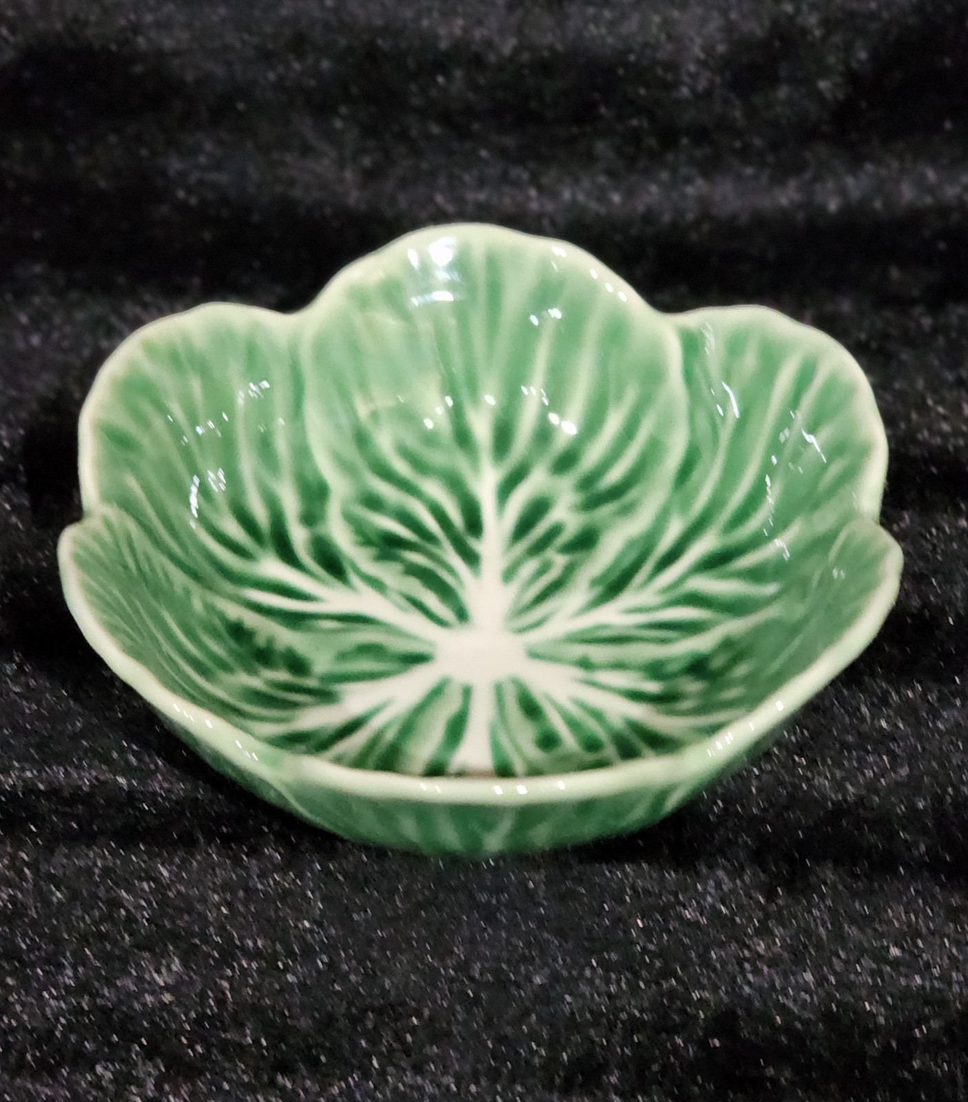 4 Green Cabbage Cereal Bowls Ceramic 6" Hobby Lobby Easter Pinheiro Style NEW