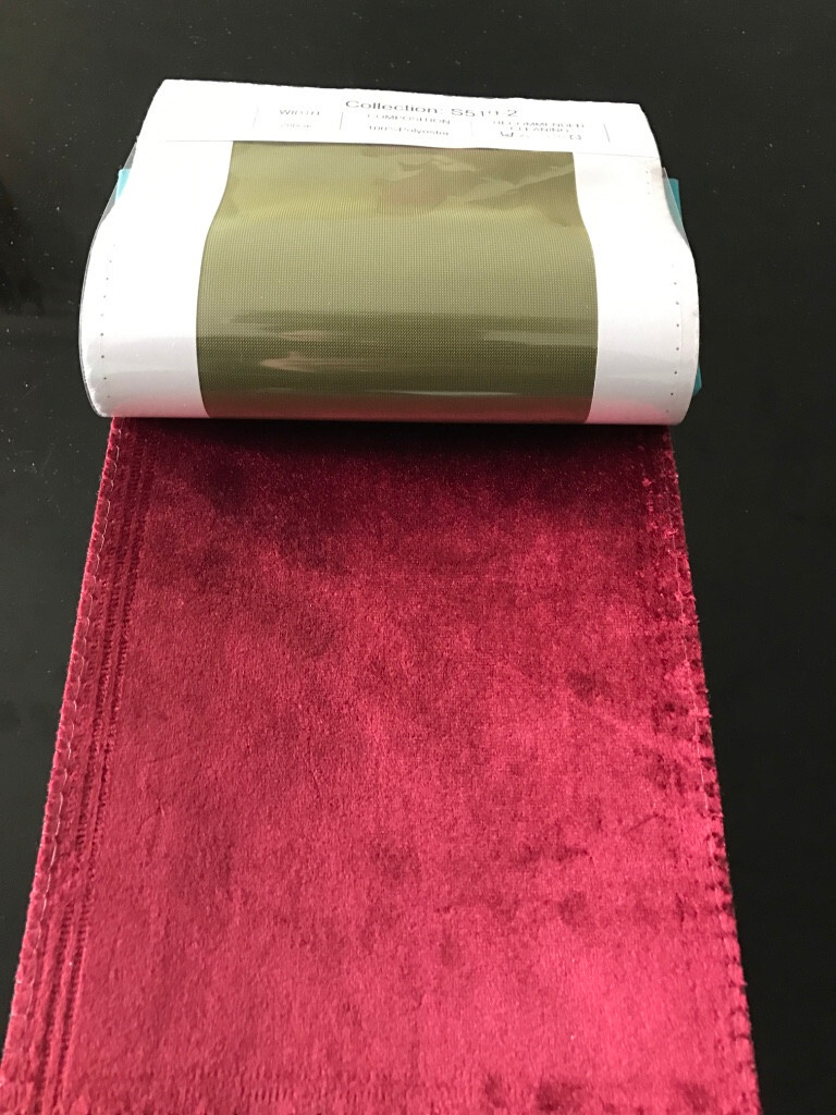 Red Heavy Style Velvet Curtain 12ft Drape Stage/Theater/Home Noise Thermal