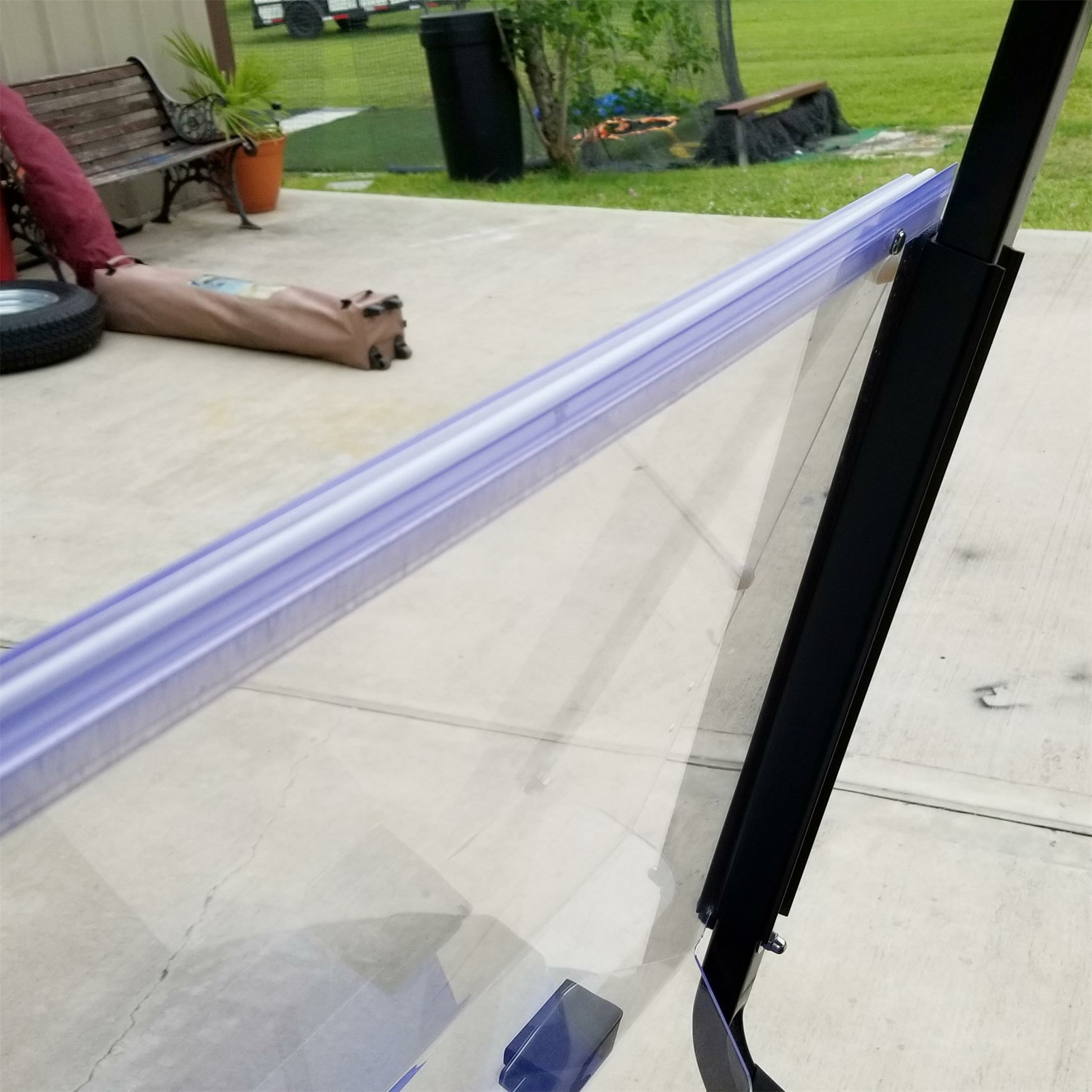 Front Clear Windshield Folding For 2007+ Yamaha G29 Drive Golf Electric Cart