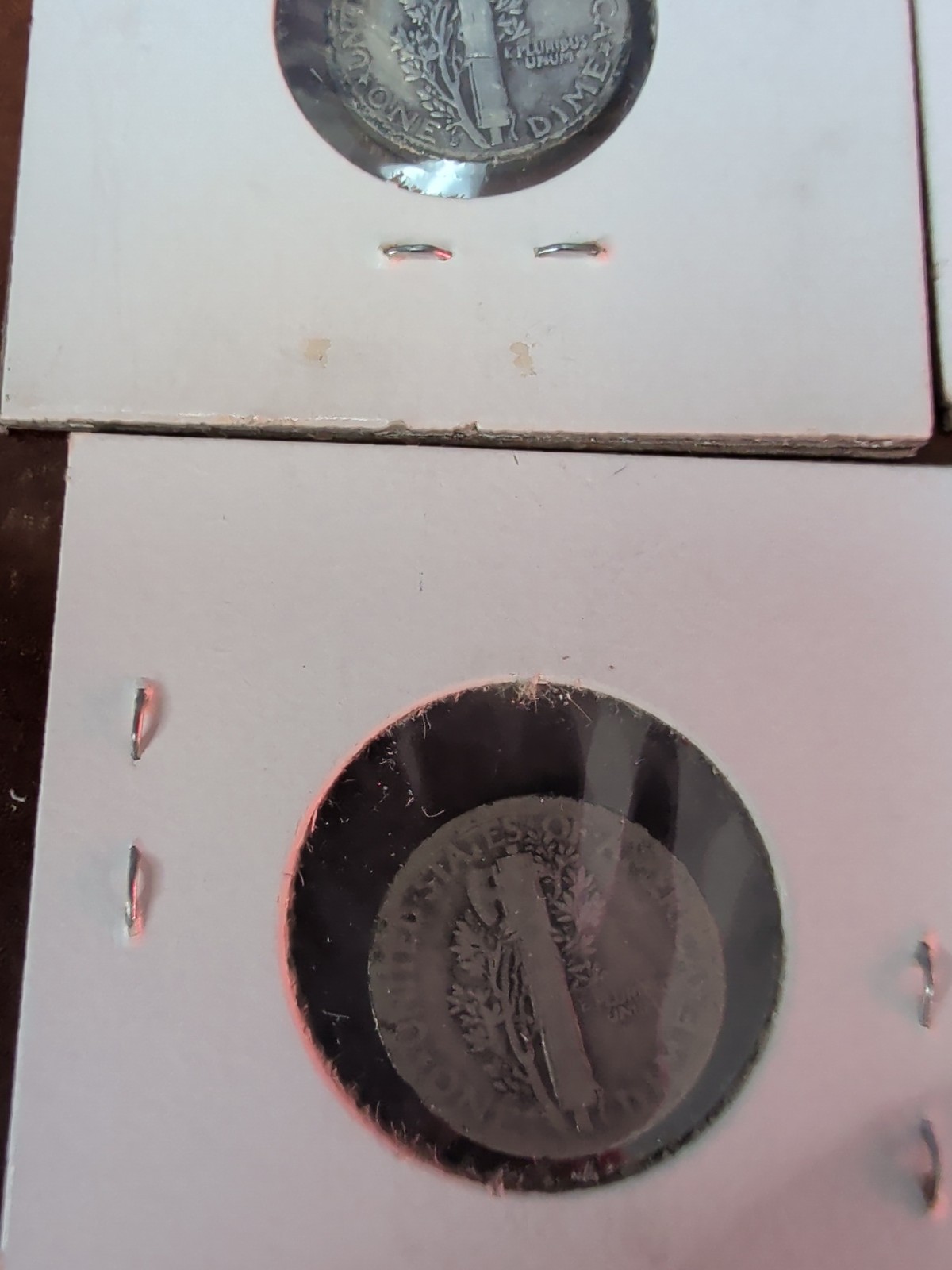 Lot Of 4 Circulated 1917 Mercury Dimes