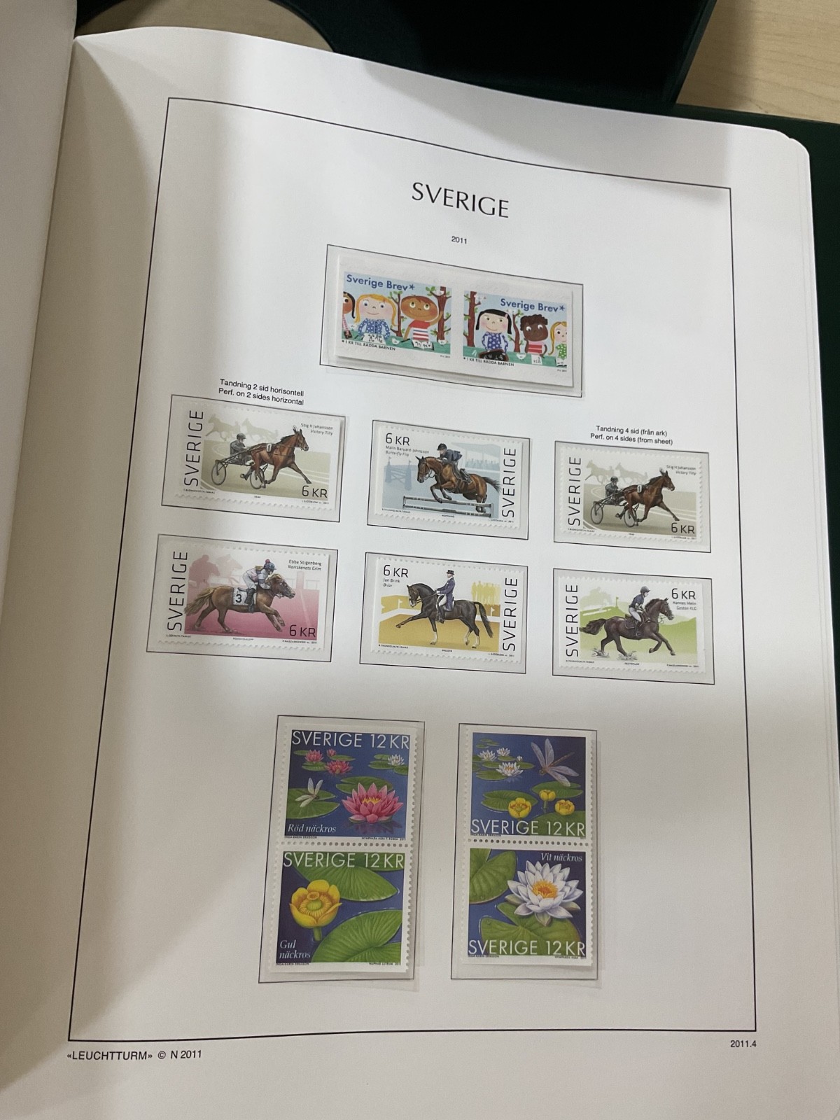 Sweden stamps. MNH. 2009 - 2011. Kabe album. G/200*