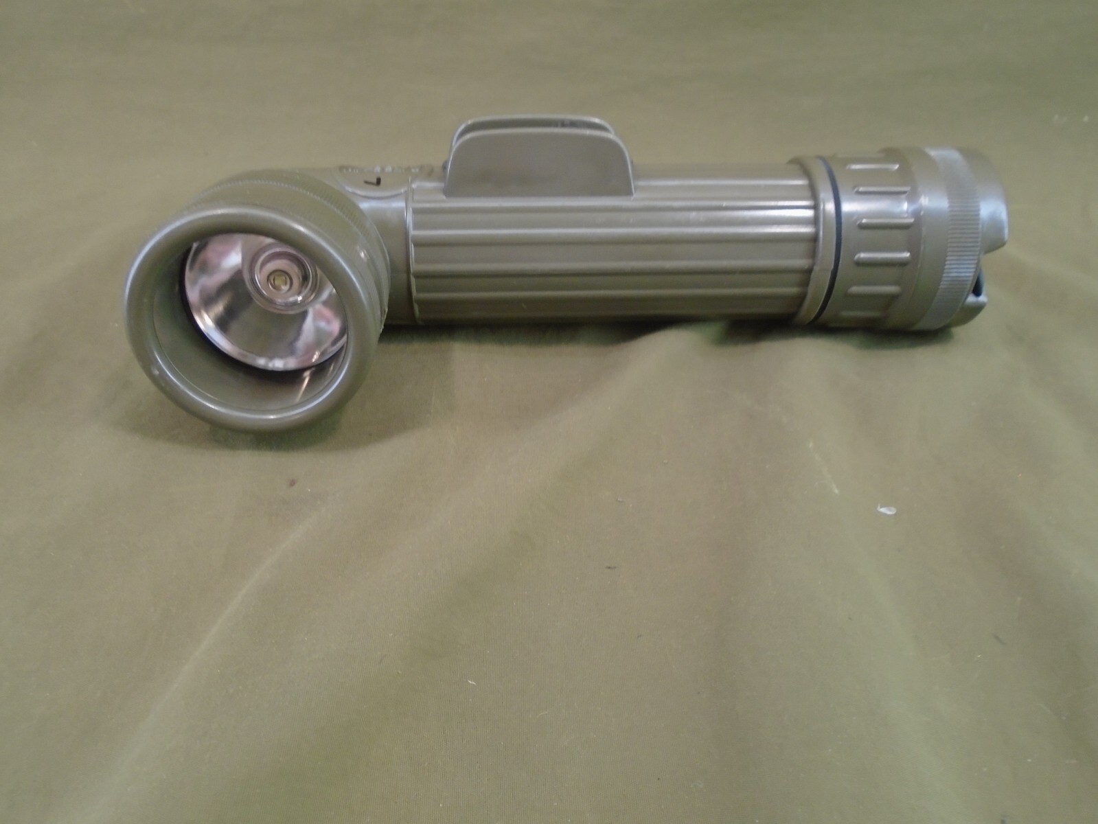 US Military Green Flashlight Fulton MX-991/U w LED & AA Battery Conversion 179-B