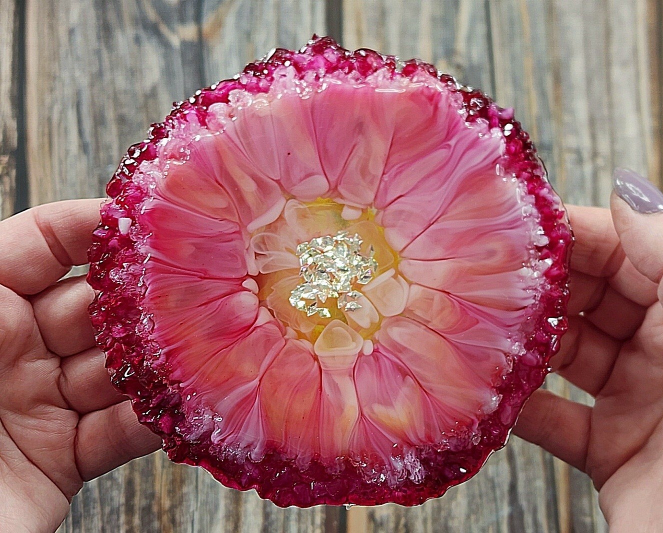 Small CHUNKY Live Edge Coaster Silicone Mold AU