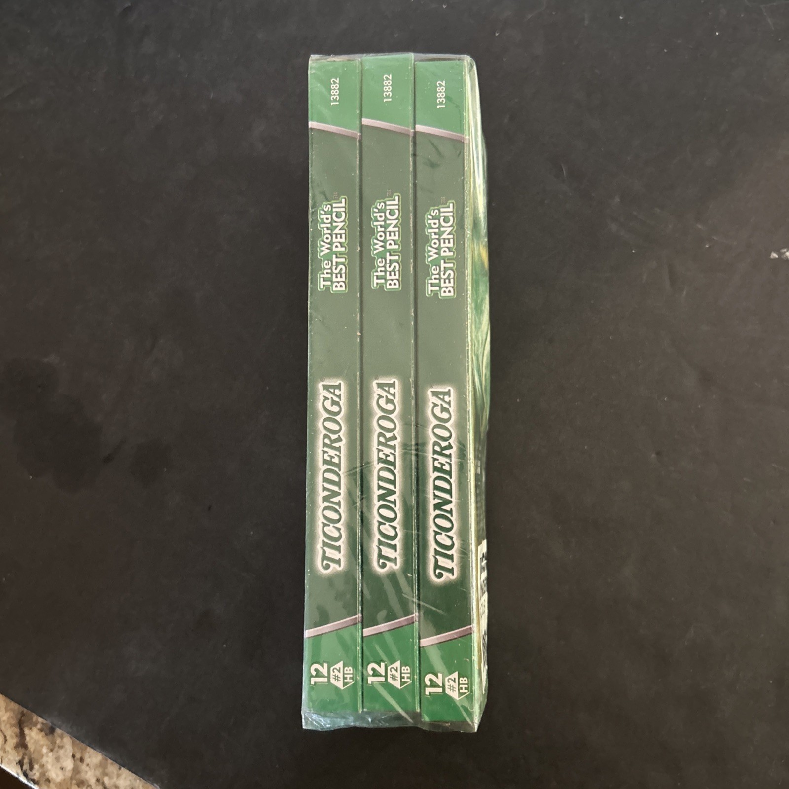 Dixon Ticonderoga #2 HB pencils 6 boxes 12 per pack 72 total wrapped 1/2 gross