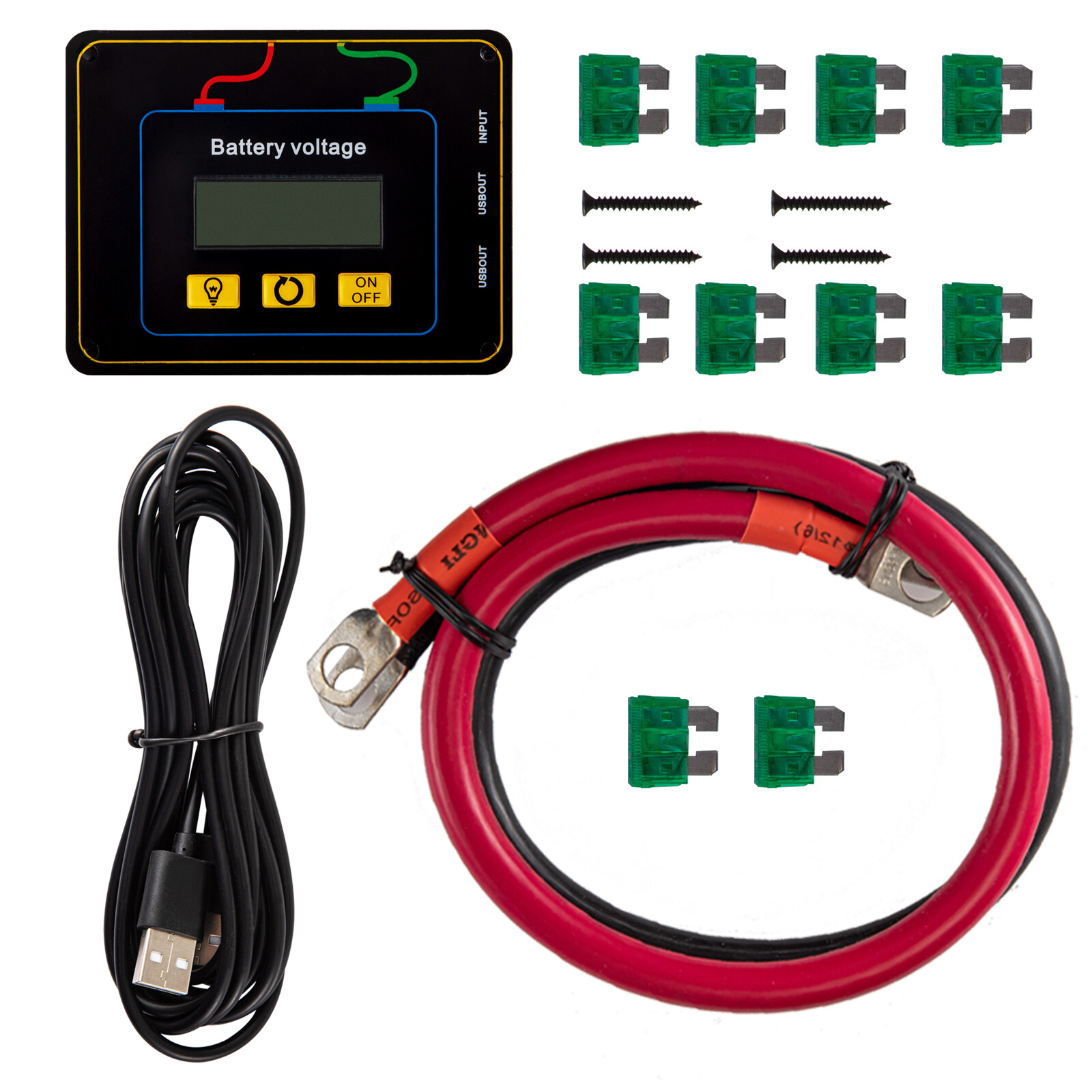 VEVOR 2500W DC 12V To AC120V Car Power Inverter Modified Sine Wave Converter LCD