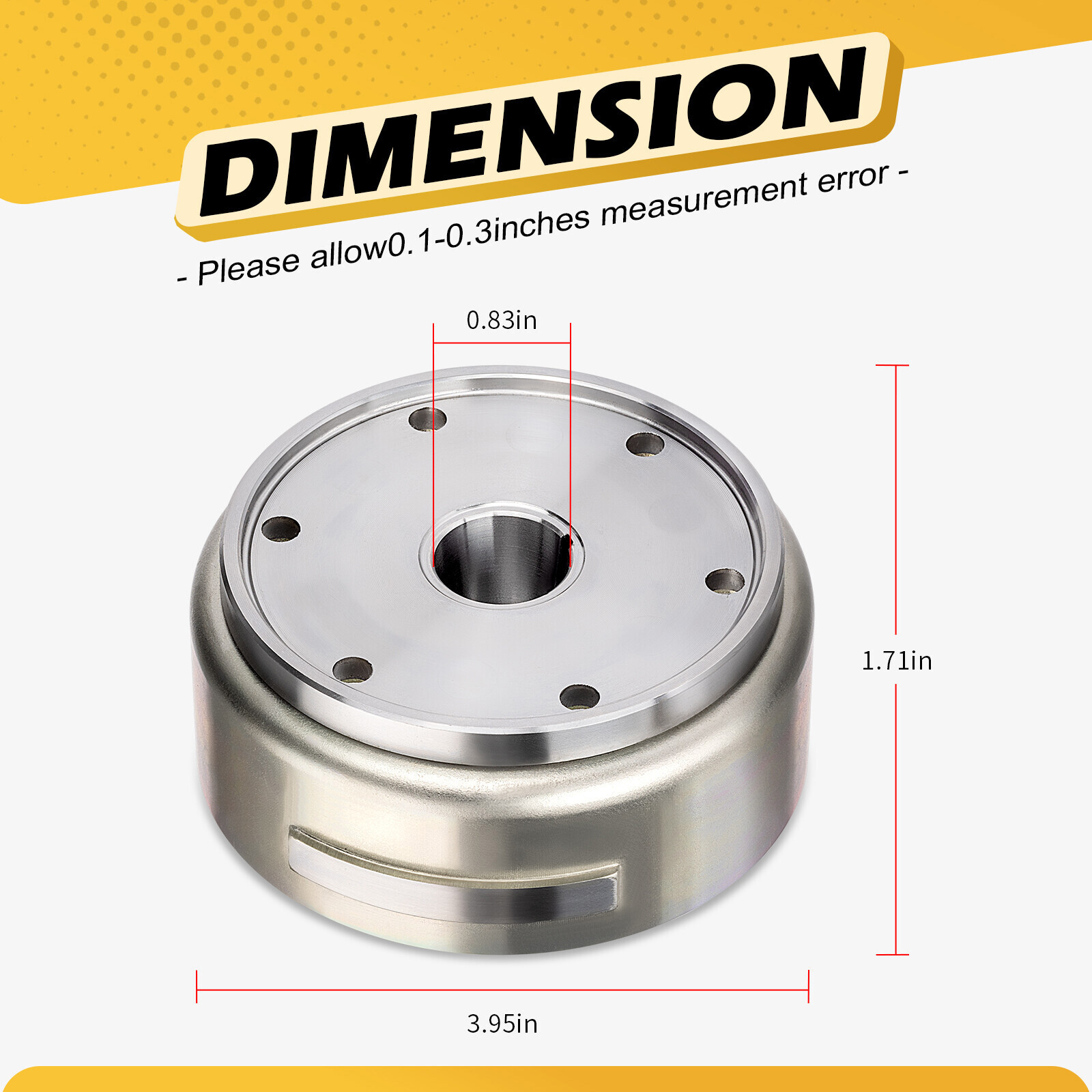 Flywheel for Yamaha YFZ 450 2004-2009 2012 2013 5TG-81450-00-00 5TG-81450-01-00