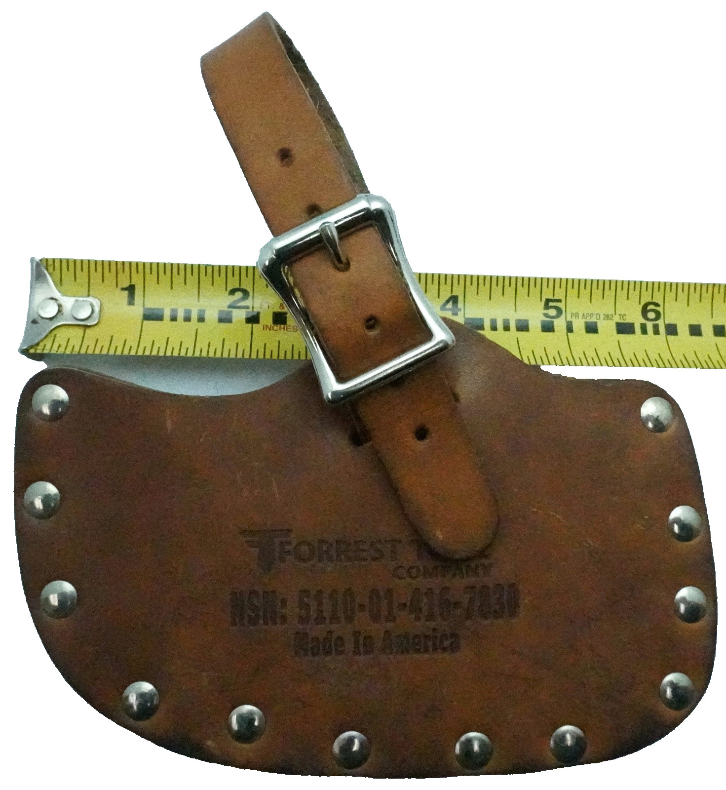 Forrest Tool Co Leather Axe Sheath Case Hatchet Blade Cover Pouch Made in USA
