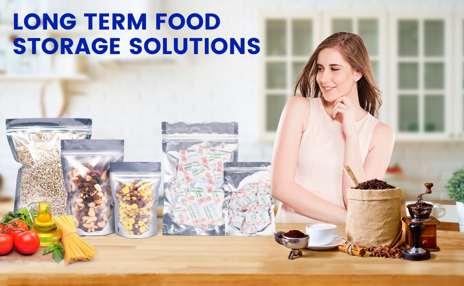 300cc Oxygen Absorbers for Long Term Food Storage Mylar Bags Dryers O2 Absorbers