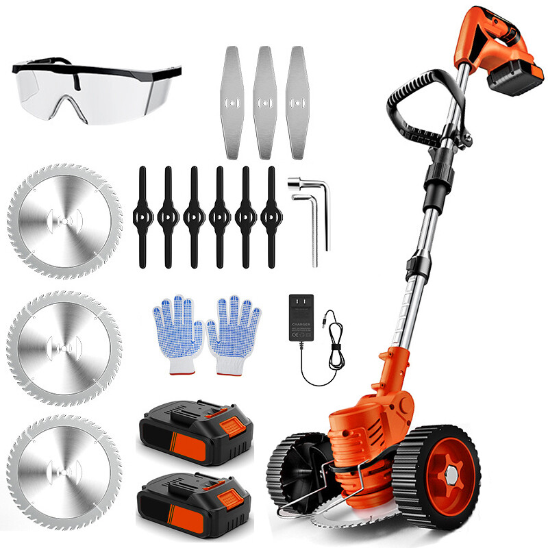Electric Cordless Weed Lawn Eater Edger Yard Grass String Trimmer Cutter Mower