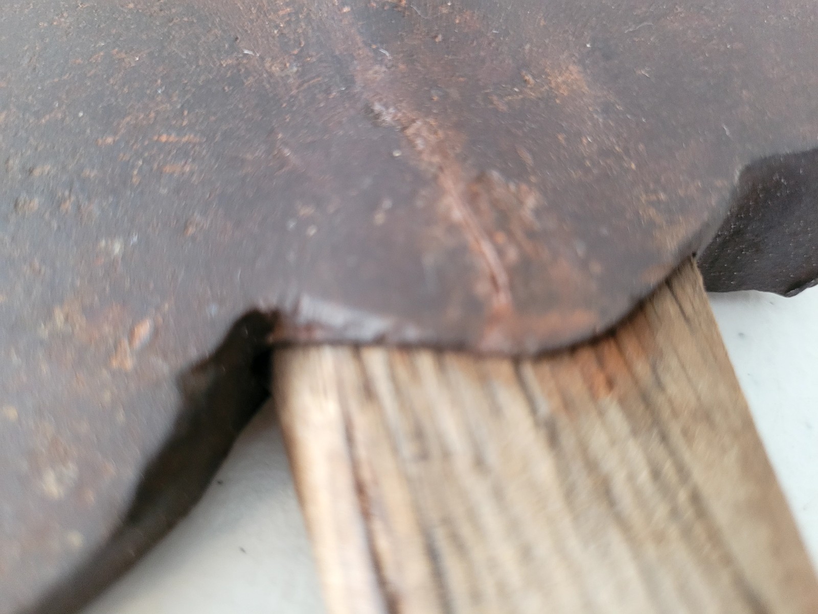 Antique/Vintage? Hewing Axe Hatchet with Wooden Handle