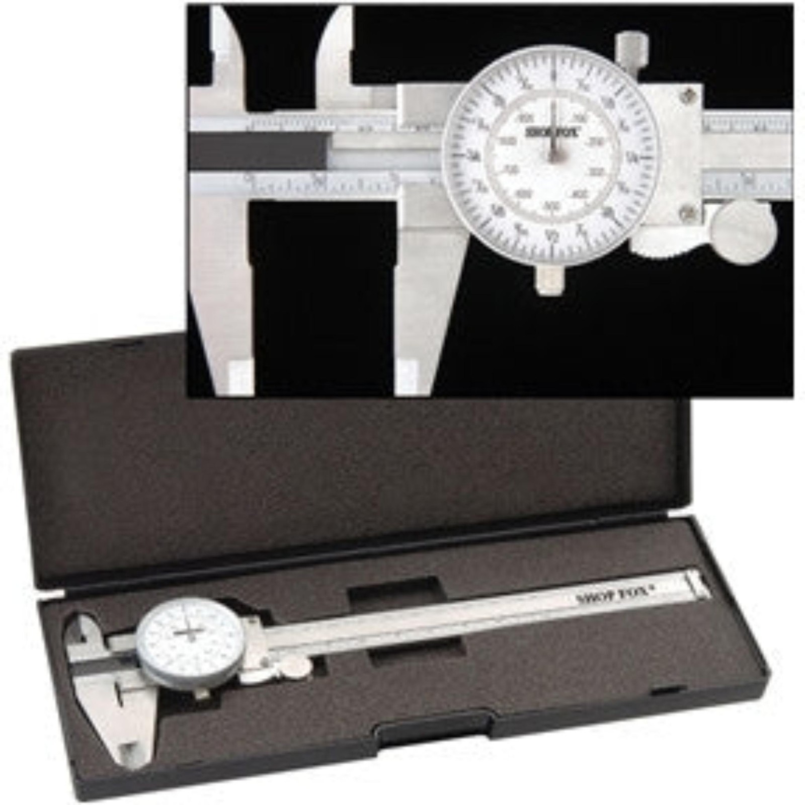 6" Precision Fractional Read Steel Dial Caliper Mic Tool Kit
