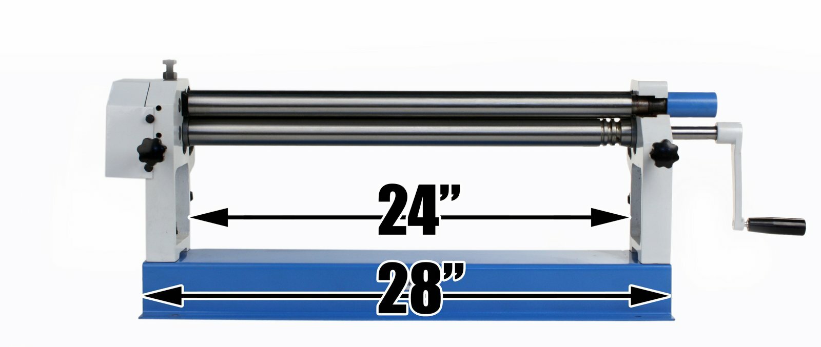 Erie Tools 24" Sheet Metal Slip Roll For Cylinders Reverse Curves, Radius Bends