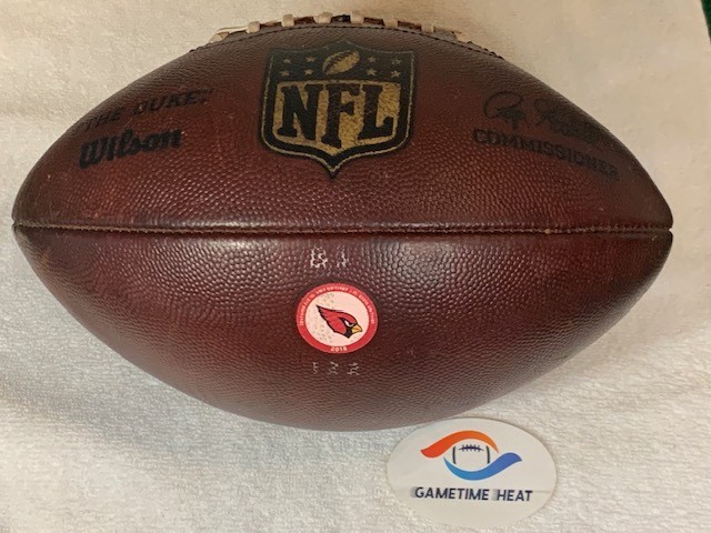 Used 2018 Wilson NFL Duke Arizona Cardinals Official Game Football Ball 49ers