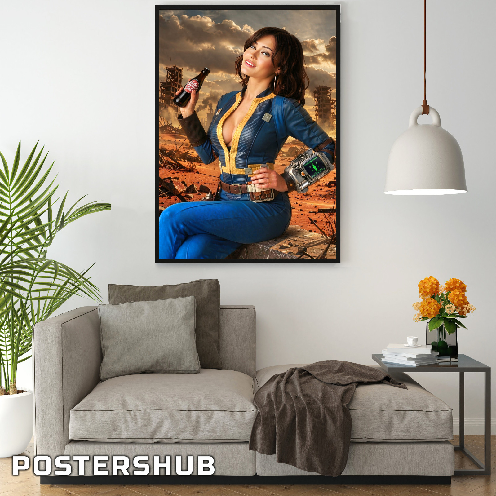 Fallout 4 Lucy MacLean Poster Gaming Fan Gift