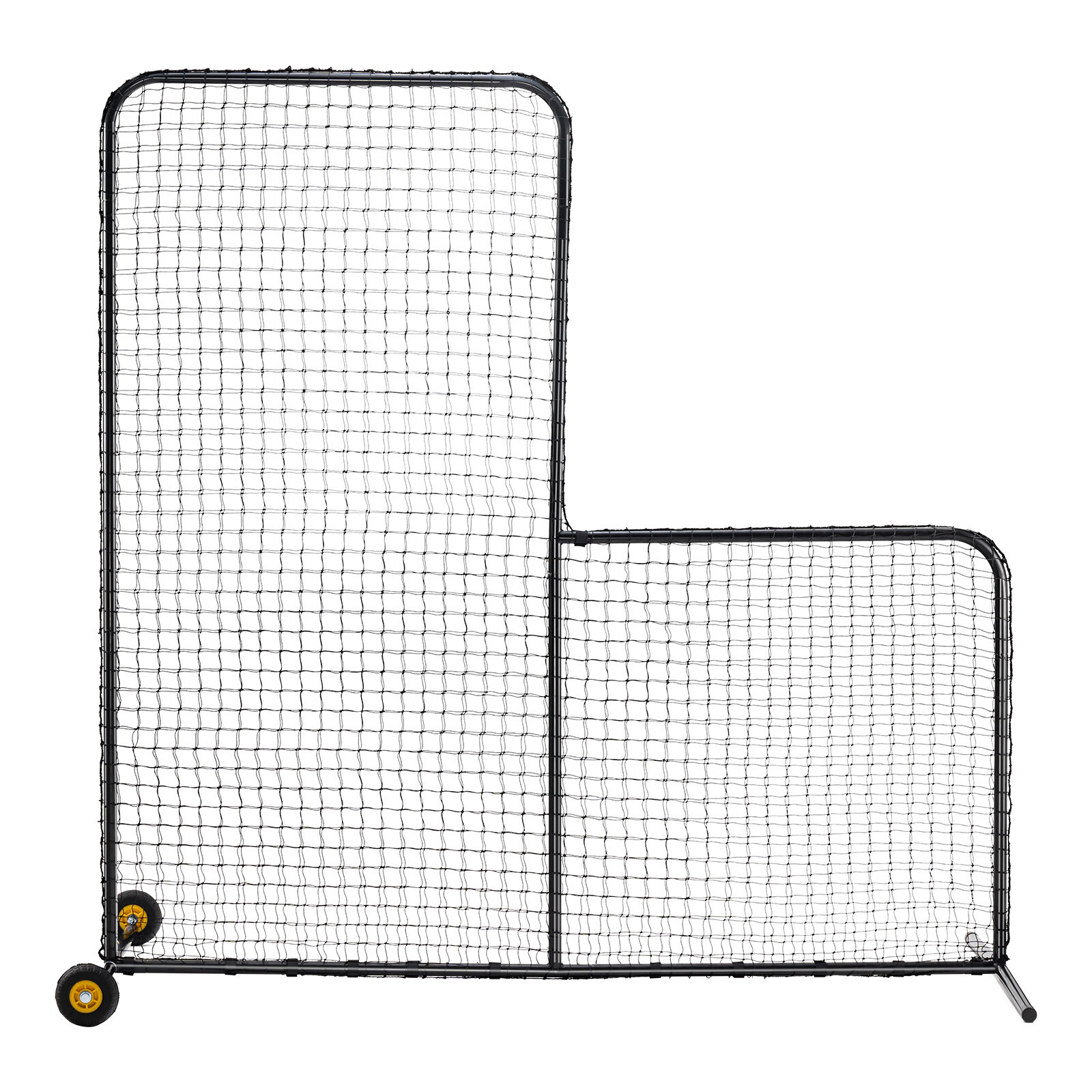 VEVOR L Screen Baseball Pitching Net for Batting Cage Softball Screen 7x7ft
