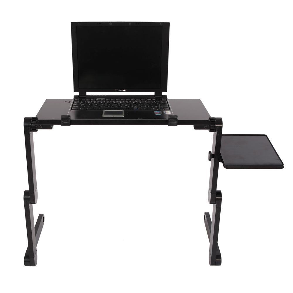 Durable Portable Foldable Notebook Laptop Desk Table Stand Bed Tray W/Cup Pad