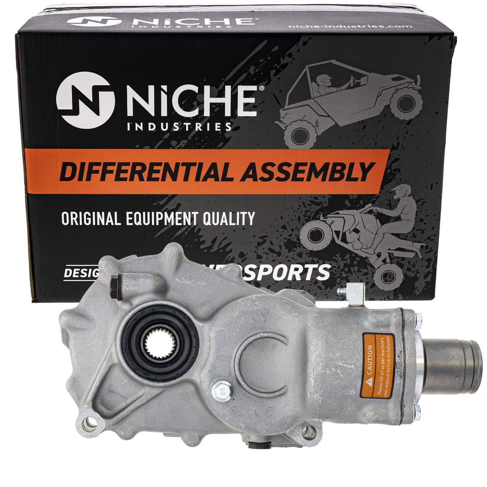 NICHE Rear Differential Gear Case for Yamaha Grizzly 700 550 1HP-46101-00-00