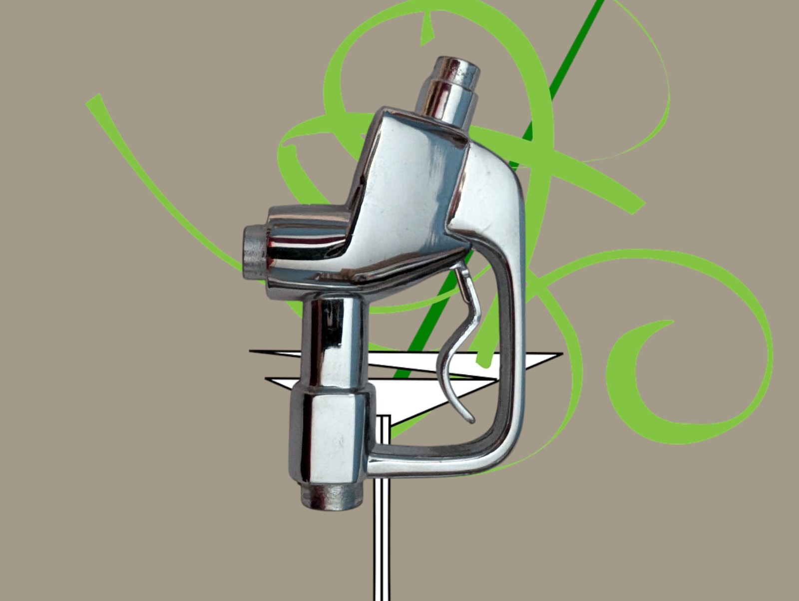 GODINGER Fill’er Up Liquor Pump GAS PUMP Liquor SILVER Beverage Dispenser 14"