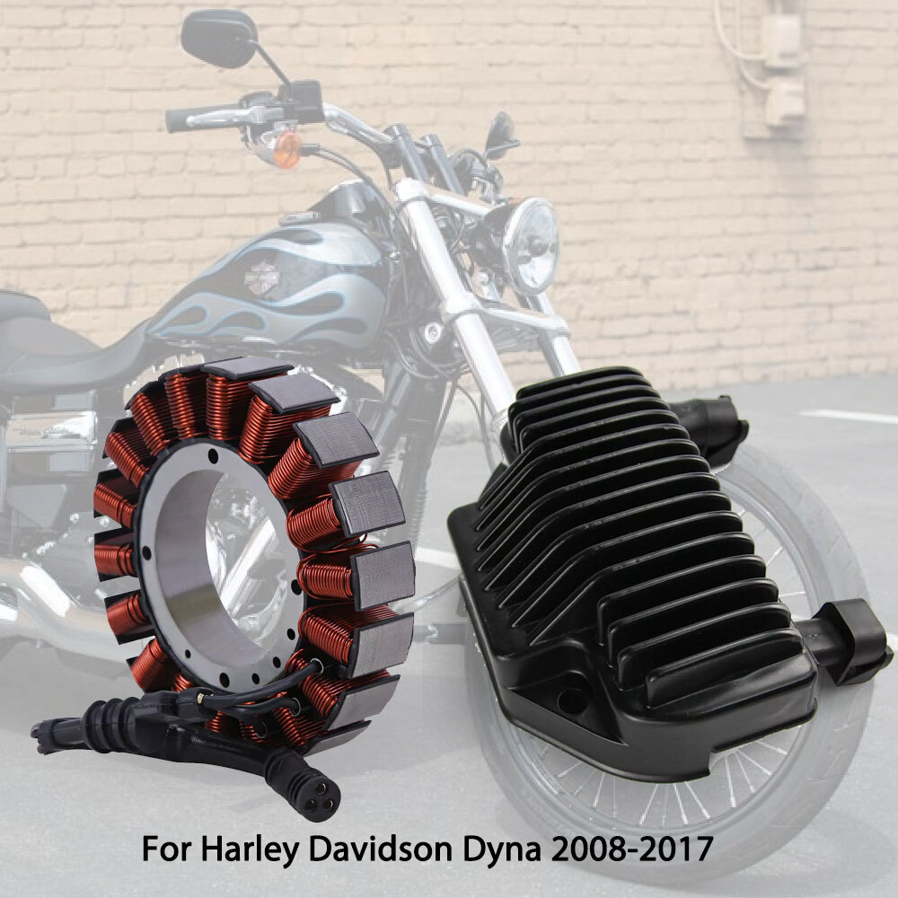 Stator & Regulator Rectifier for Harley Dyna 2008-16 Replaces# 30017-08 74631-08